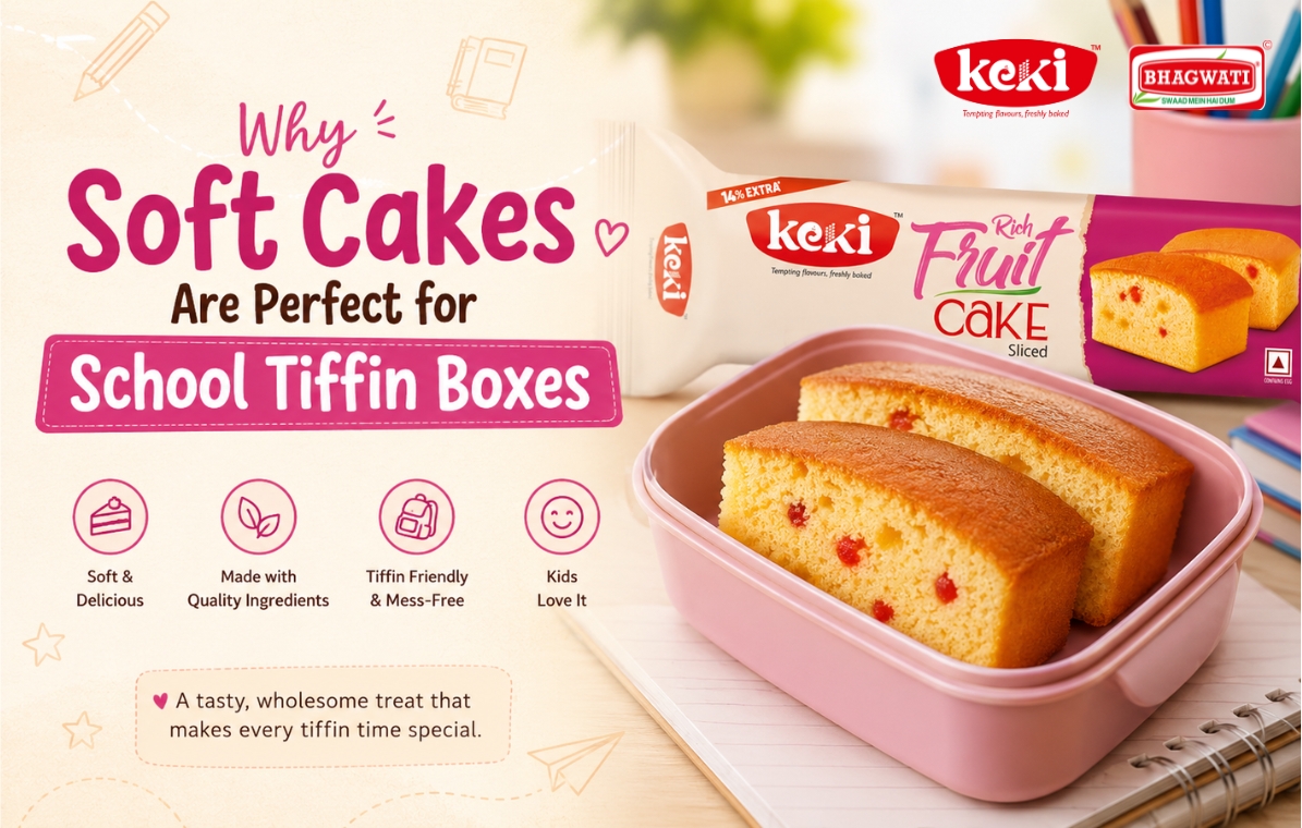 Why Soft Cakes Are Perfect for School Tiffin Boxes
