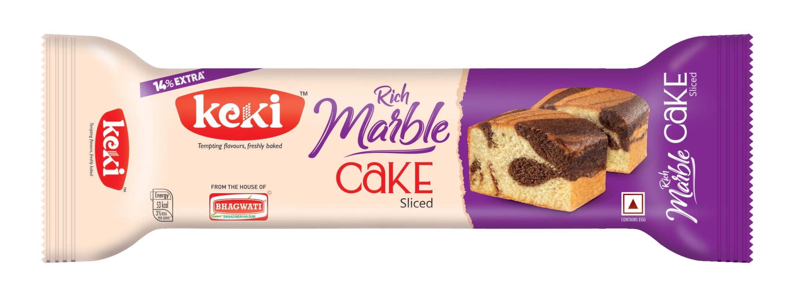 Marble Slice Cake